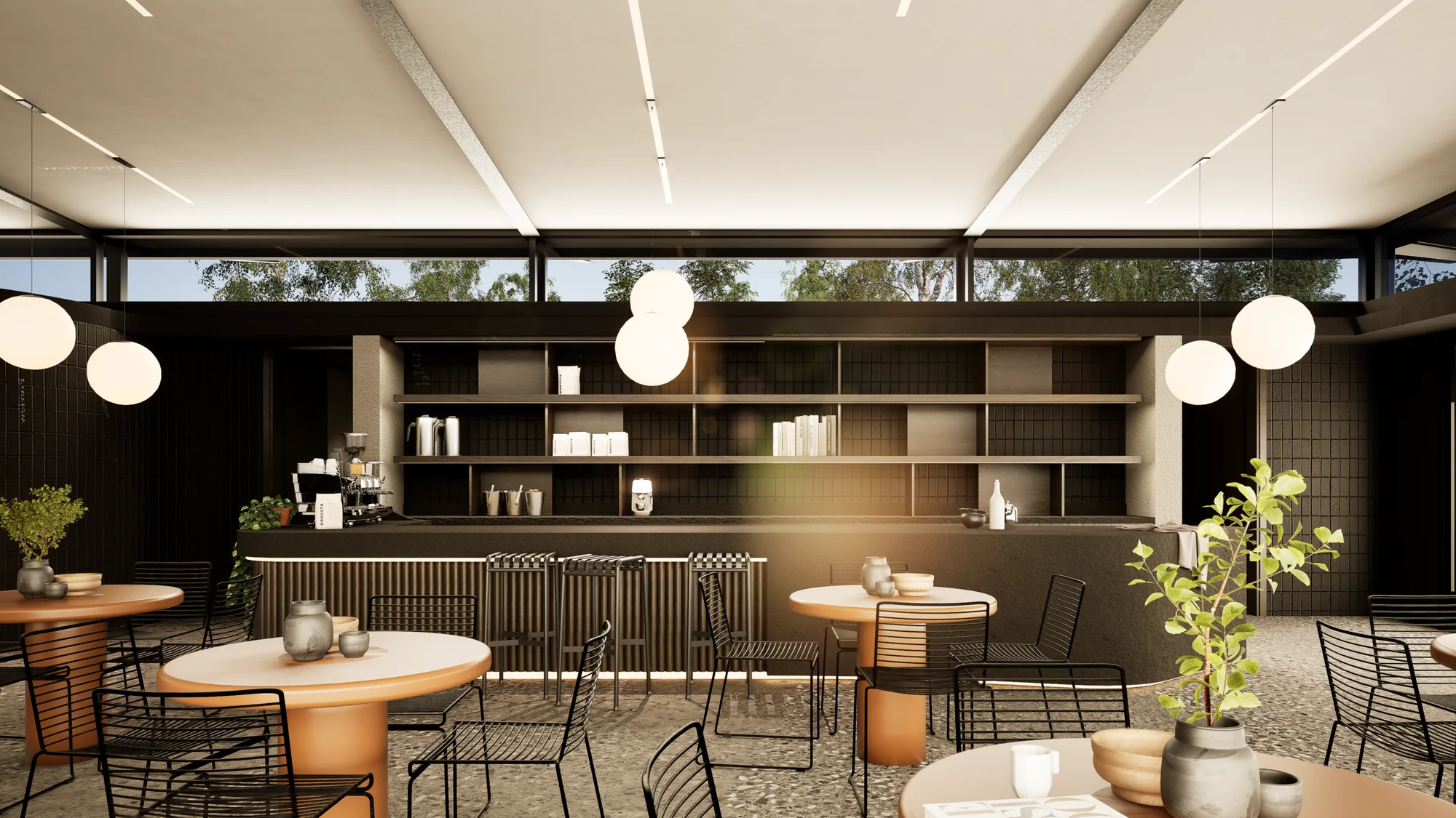 River Clubhouse architectural render 5
