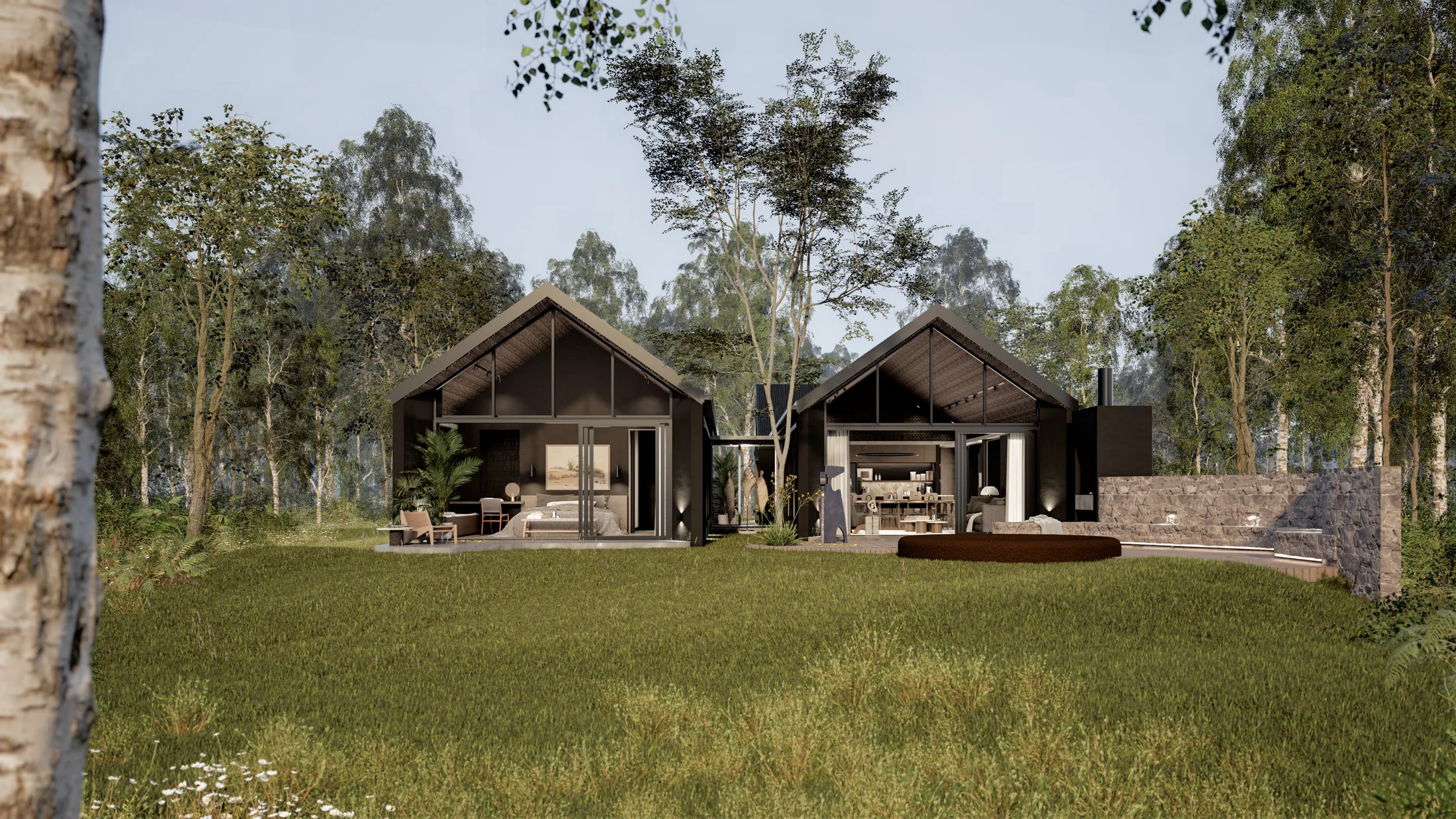 UT01 home concept in the landscape